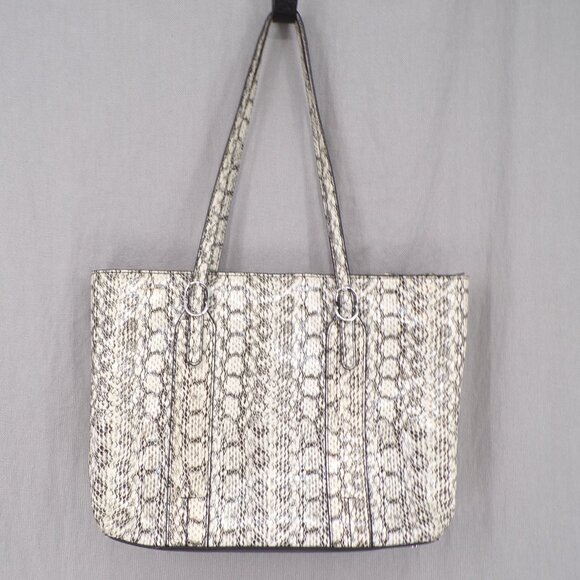 Alfani 13.5 x 11 Tote Bag. Snake Skin Print. Great Condition. - Picture 1 of 10